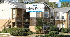 Desktop Screenshot of edenpointeapartments.com